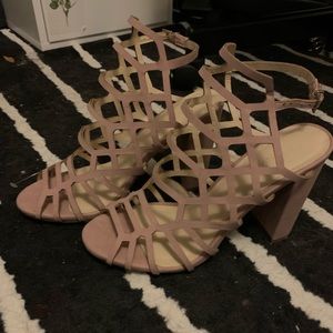 Charlotte Russe Pink Strappy Sandals